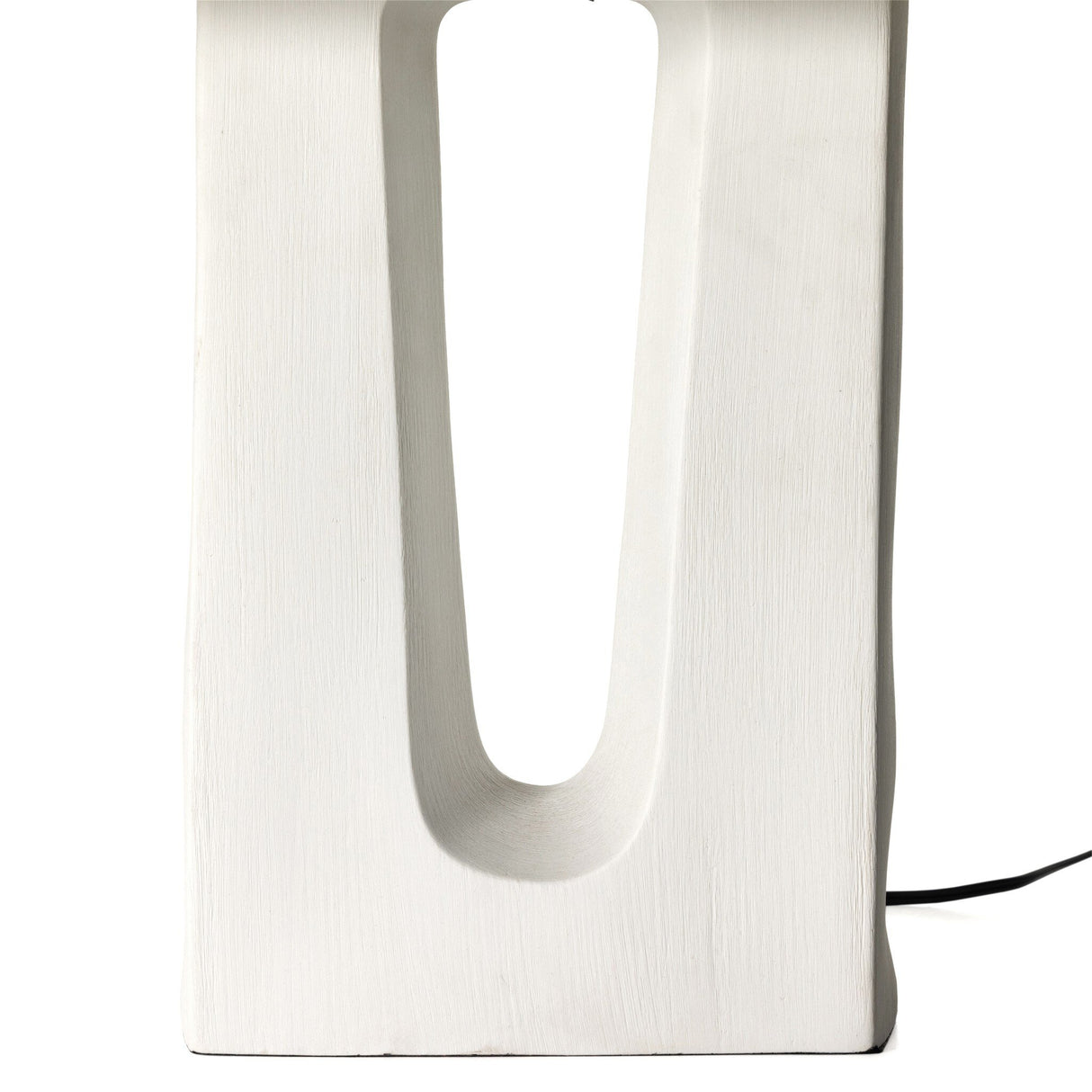 Cuit Table Lamp in Matte White Porcelain Ceramic from Four Hands - Luna Furniture