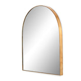 Georgina Wide Mirror in Polished Brass from Four Hands - Luna Furniture