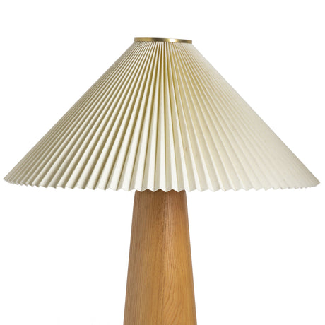 Nora Table Lamp in Light Oak from Four Hands - Luna Furniture