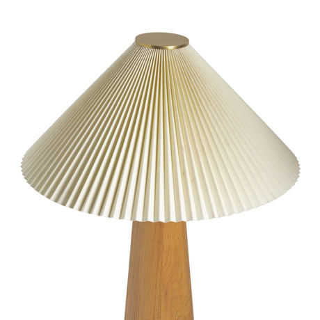 Nora Table Lamp in Light Oak from Four Hands - Luna Furniture