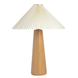 Nora Table Lamp in Light Oak from Four Hands - Luna Furniture
