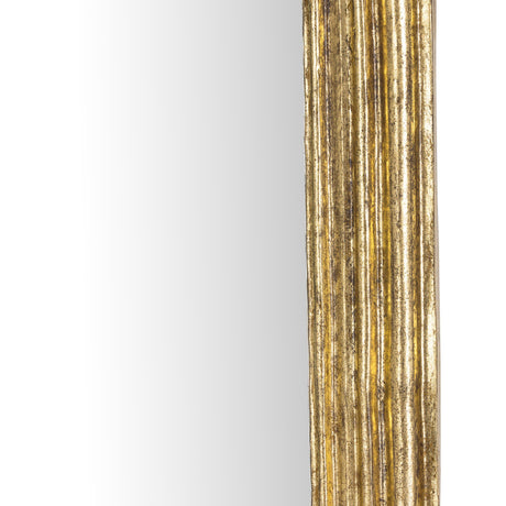 Vintage Louis Mirror in Antiqued Gold Leaf from Four Hands - Luna Furniture