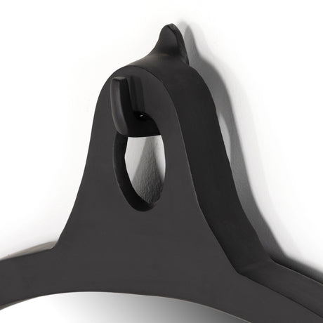 Hyde Round Mirror in Black Aluminum from Four Hands - Luna Furniture