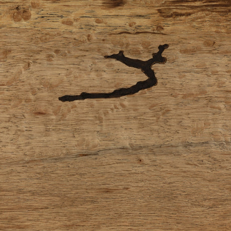 Abaso Console Table in Rustic Wormwood Oak from Four Hands - Luna Furniture