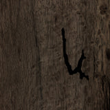 Abaso Console Table in Ebony Rustic Wormwood Oak from Four Hands - Luna Furniture