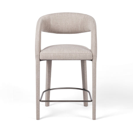 Hawkins Bar + Counter Stool in Savile Flannel from Four Hands - Luna Furniture
