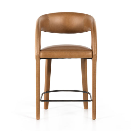 Hawkins Bar + Counter Stool in Sonoma Butterscotch from Four Hands - Luna Furniture