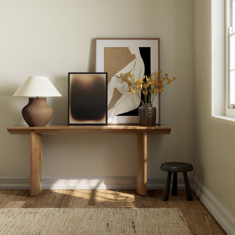Pickford Console Table in Dusted Oak Veneer from Four Hands - Luna Furniture