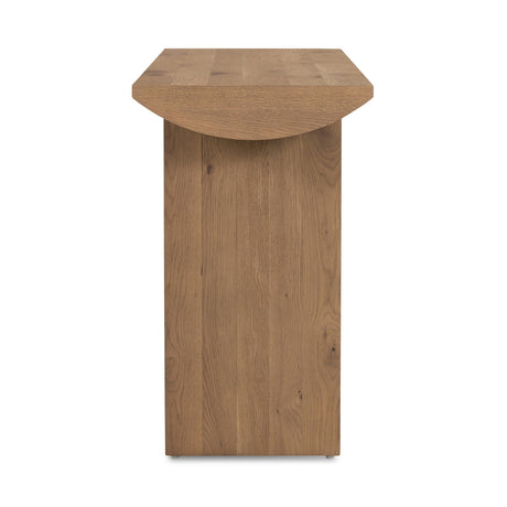 Pickford Console Table in Dusted Oak Veneer from Four Hands - Luna Furniture