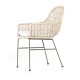 Bandera Outdoor Woven Dining Chair in Stinson White from Four Hands - Luna Furniture