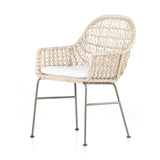 Bandera Outdoor Woven Dining Chair in Stinson White from Four Hands - Luna Furniture