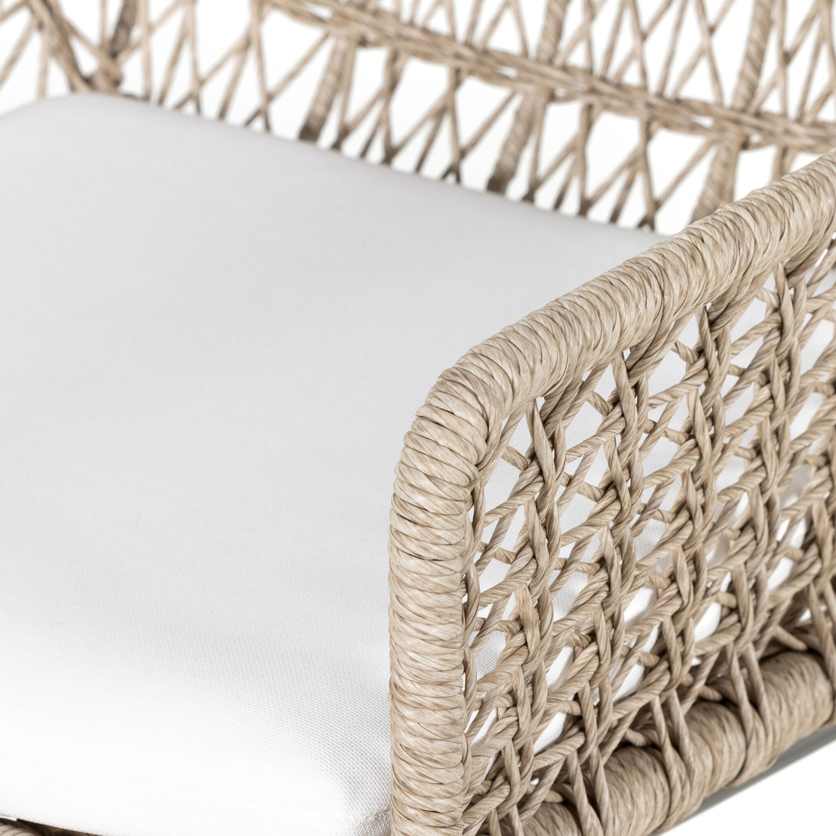 Bandera Outdoor Bar + Counter Stool in Stinson White from Four Hands - Luna Furniture