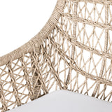 Bandera Outdoor Bar + Counter Stool in Stinson White from Four Hands - Luna Furniture