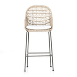 Bandera Outdoor Bar + Counter Stool in Stinson White from Four Hands - Luna Furniture