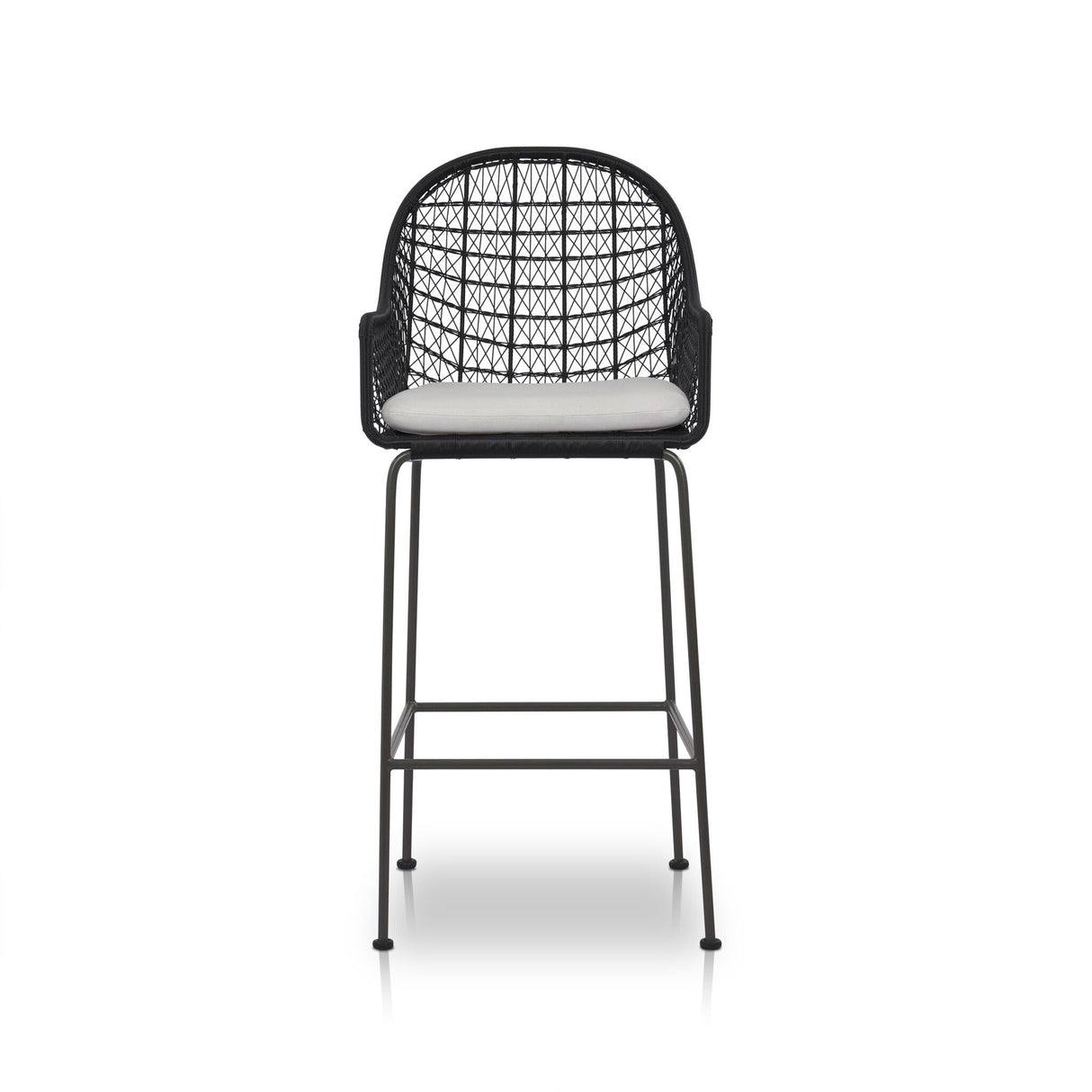 Bandera Outdoor Bar + Counter Stool in Stinson White from Four Hands - Luna Furniture