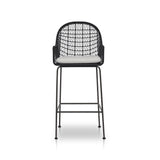 Bandera Outdoor Bar + Counter Stool in Stinson White from Four Hands - Luna Furniture