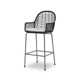 Bandera Outdoor Bar + Counter Stool in Stinson White from Four Hands - Luna Furniture