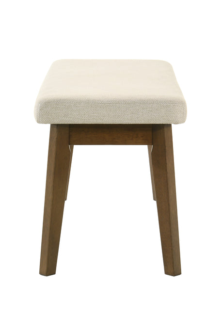 Rolstan Beige/Brown Dining Bench from Crown Mark - Luna Furniture