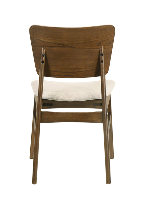 Rolstan Beige/Brown Dining Side Chair, Set of 2 from Crown Mark - Luna Furniture