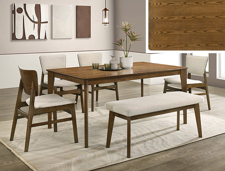 Rolstan Beige/Brown Dining Side Chair, Set of 2 from Crown Mark - Luna Furniture