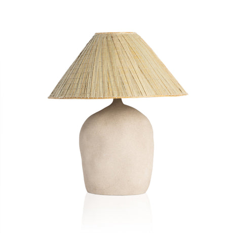 Cobb Table Lamp in Sand Porcelain from Four Hands - Luna Furniture