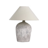 Cobb Table Lamp in Antique White Ceramic from Four Hands - Luna Furniture