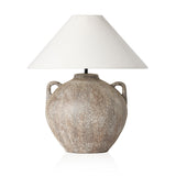 Mays Table Lamp in Vintage Brown Porcelain Ceramic from Four Hands - Luna Furniture