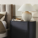Mays Table Lamp in Light Sand Porcelain Ceramic from Four Hands - Luna Furniture