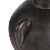 Mays Table Lamp in Aged Black Terracotta from Four Hands - Luna Furniture