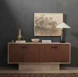 Innes Tapered Shade Table Lamp in Matte Black Cast Aluminum from Four Hands - Luna Furniture