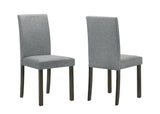 Melshire Gray Dining Side Chair, Set of 2 from Crown Mark - Luna Furniture