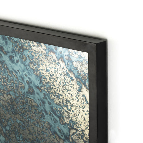 Acid Wash Mirror in Iron Matte Black from Four Hands - Luna Furniture