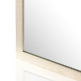 Cressida Floor Mirror in Ivory Painted Linen from Four Hands - Luna Furniture