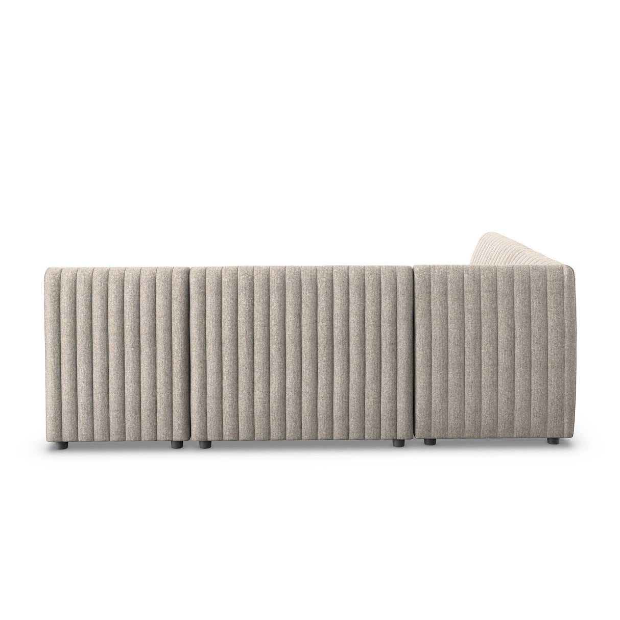 Augustine Dining Banquette, L-Shape in Orly Natural from Four Hands - Luna Furniture