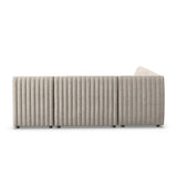 Augustine Dining Banquette, L-Shape in Orly Natural from Four Hands - Luna Furniture