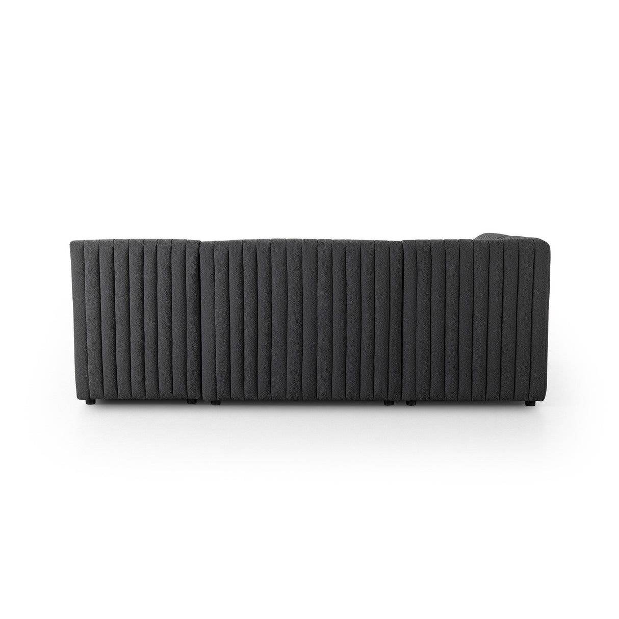 Augustine Dining Banquette, L-Shape in FIQA Boucle Charcoal from Four Hands - Luna Furniture