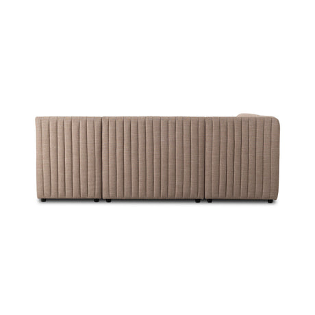 Augustine Dining Banquette, L-Shape in Crypton Nomad Taupe from Four Hands - Luna Furniture