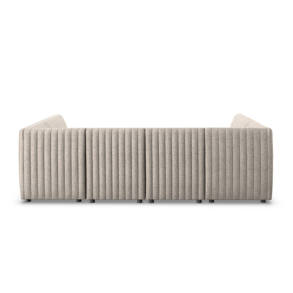 Augustine Dining Banquette, U Shape in Orly Natural from Four Hands - Luna Furniture