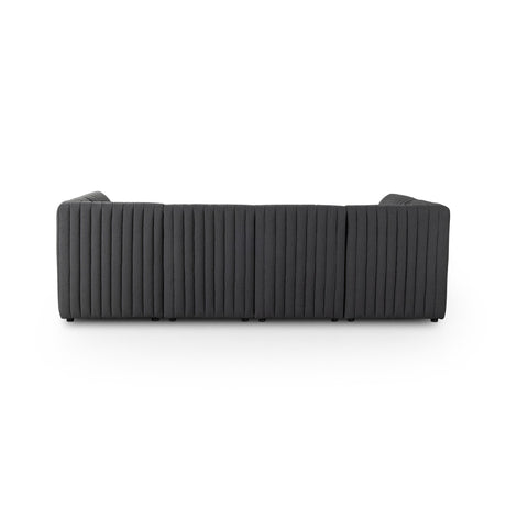 Augustine Dining Banquette, U Shape in FIQA Boucle Charcoal from Four Hands - Luna Furniture