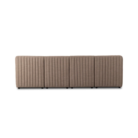 Augustine Dining Banquette, U Shape in Crypton Nomad Taupe from Four Hands - Luna Furniture