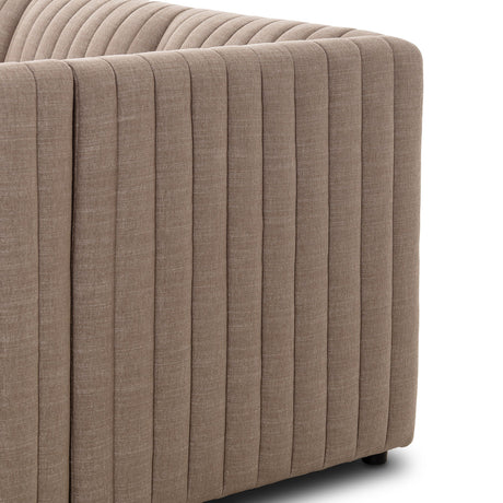 Augustine Dining Banquette, U Shape in Crypton Nomad Taupe from Four Hands - Luna Furniture