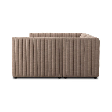 Augustine Dining Banquette, U Shape in Crypton Nomad Taupe from Four Hands - Luna Furniture