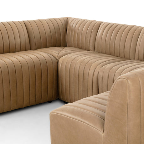 Augustine Dining Banquette, U Shape in Palermo Drift from Four Hands - Luna Furniture