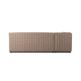 Augustine Dining Banquette, L-Shape in Crypton Nomad Taupe from Four Hands - Luna Furniture