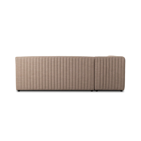 Augustine Dining Banquette, L-Shape in Crypton Nomad Taupe from Four Hands - Luna Furniture