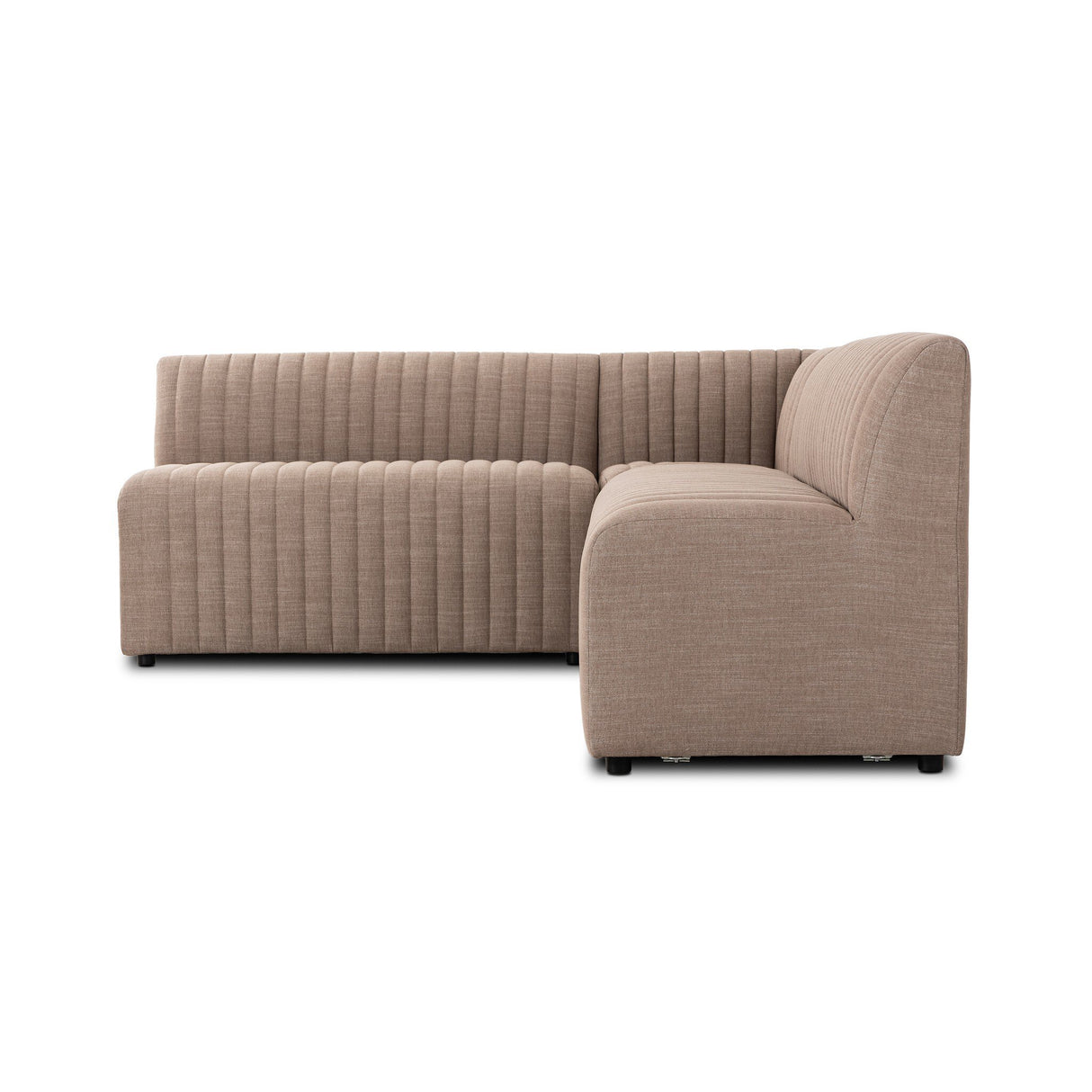 Augustine Dining Banquette, L-Shape in Crypton Nomad Taupe from Four Hands - Luna Furniture