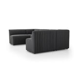 Augustine Dining Banquette, U Shape in FIQA Boucle Charcoal from Four Hands - Luna Furniture