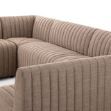 Augustine Dining Banquette, U Shape in Crypton Nomad Taupe from Four Hands - Luna Furniture