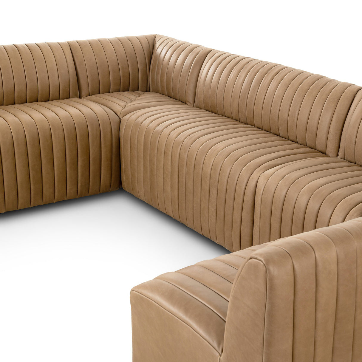 Augustine Dining Banquette, U Shape in Palermo Drift from Four Hands - Luna Furniture