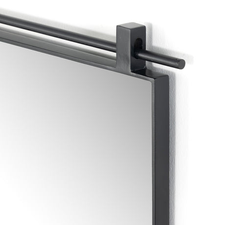 Chico Small Arch Mirror in Antiqued Iron from Four Hands - Luna Furniture